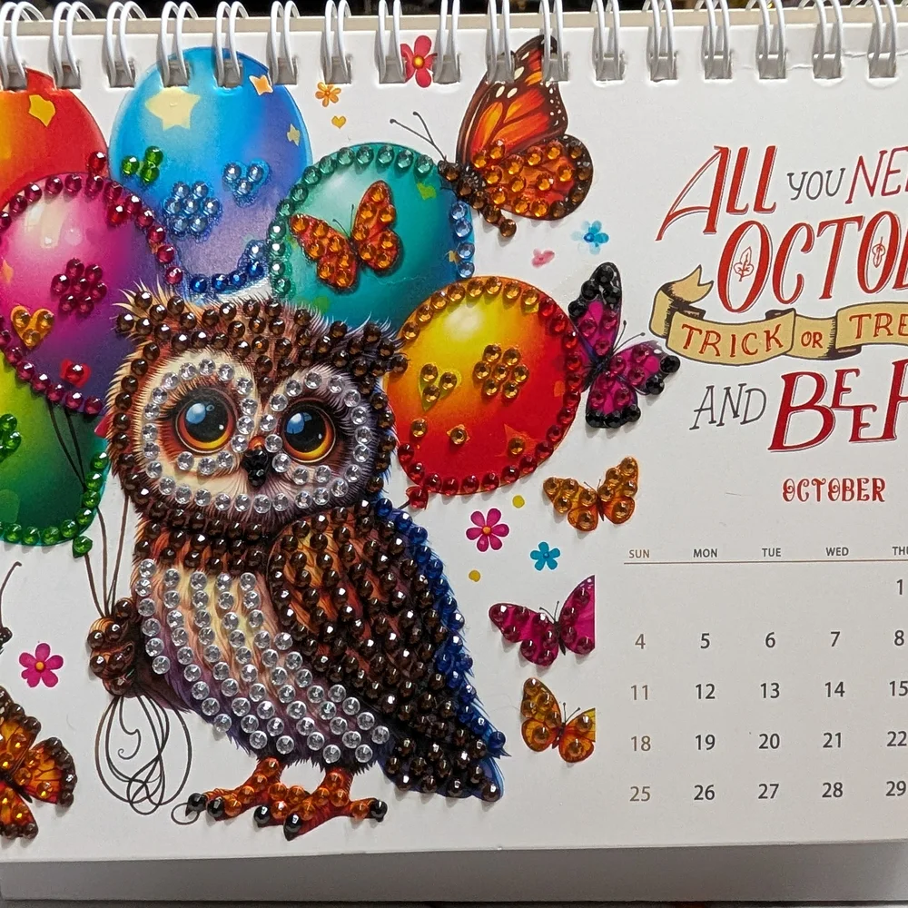 ✨ Grace Through the Seasons™ Diamond Art Desk Calendar ✨